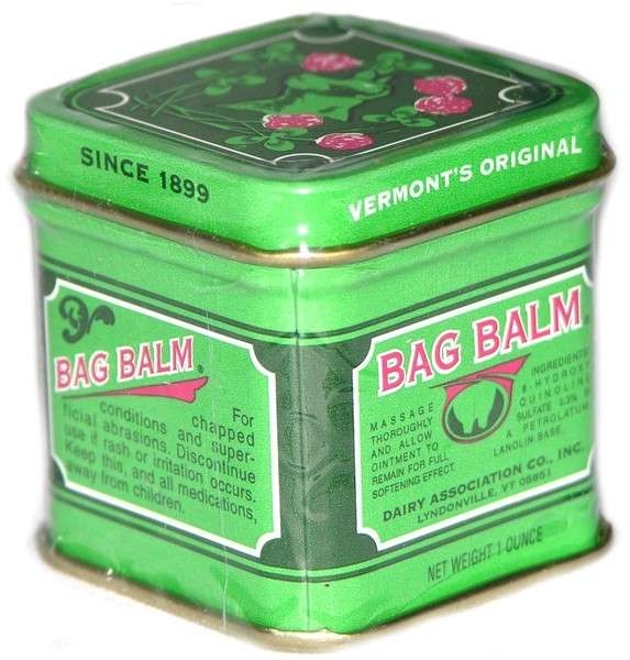 Small Green Tin Of Bag Balm